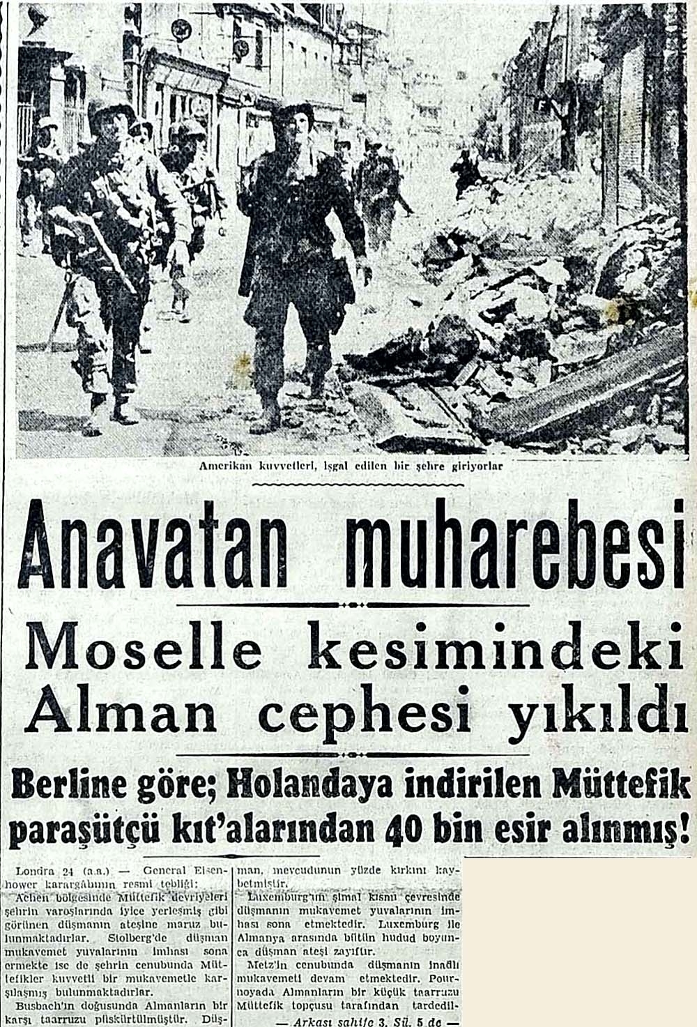 2.Dünya Savaşında Ülkemizdeki Gazete Manşetleri 13