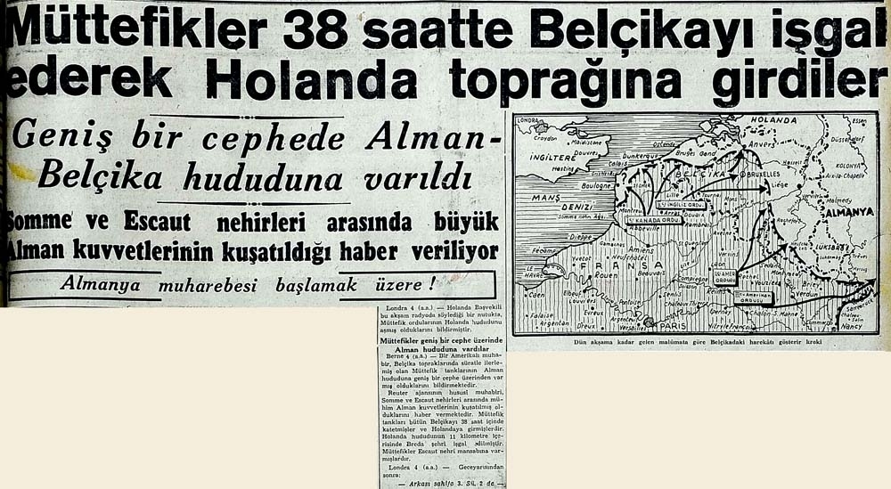 2.Dünya Savaşında Ülkemizdeki Gazete Manşetleri 30