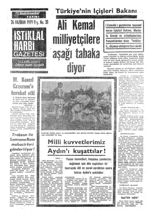 1919 Yılında Yayımlanan Gazetelerden Çarpıcı Manşetler 28