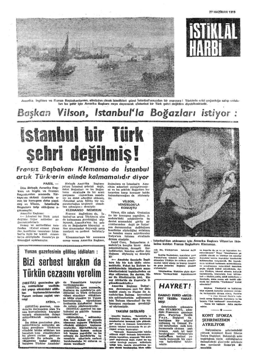 1919 Yılında Yayımlanan Gazetelerden Çarpıcı Manşetler 30