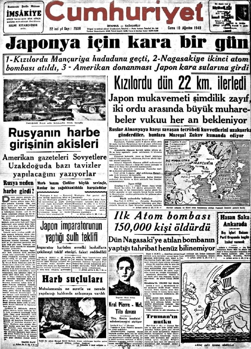 1943-1950 Yılları Arası Gazete Manşetleri 14