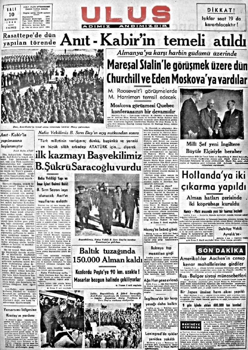 1943-1950 Yılları Arası Gazete Manşetleri 7