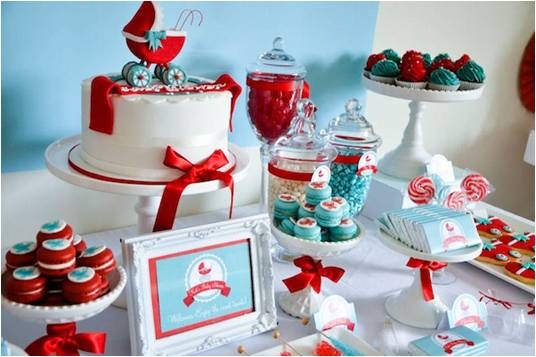 En Güzel Baby Shower Masaları ve Aksesuarları 18