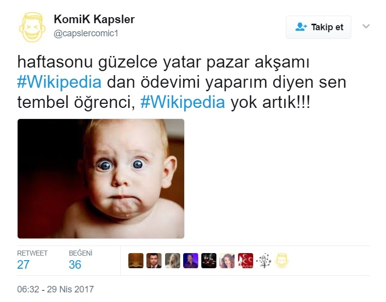 Wikipedia'nın Kapatılması İçin Komik Tweetler 13