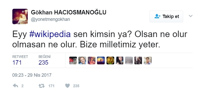 Wikipedia'nın Kapatılması İçin Komik Tweetler 6