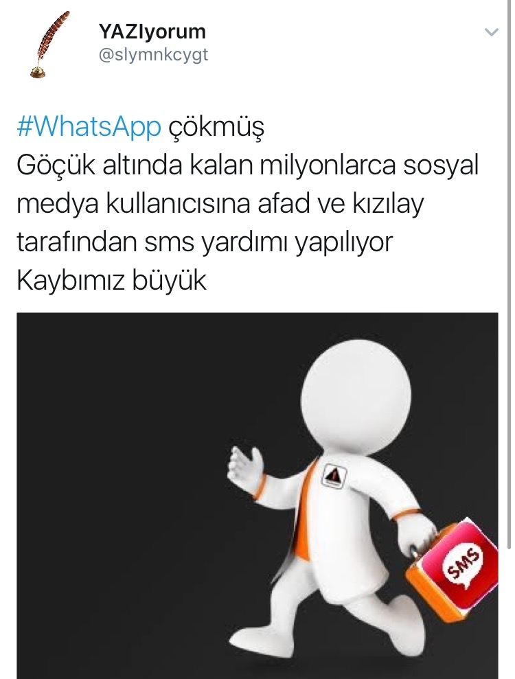 WhatsApp Çöktü Twitter Yıkıldı 22