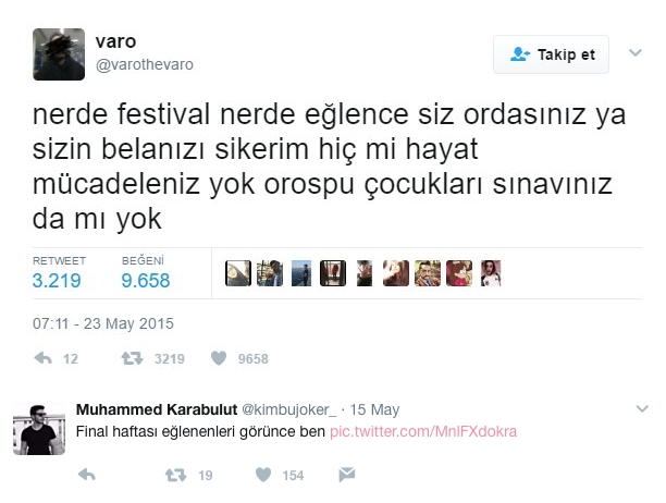 Final Haftası Twitter Kullanıcıları 19