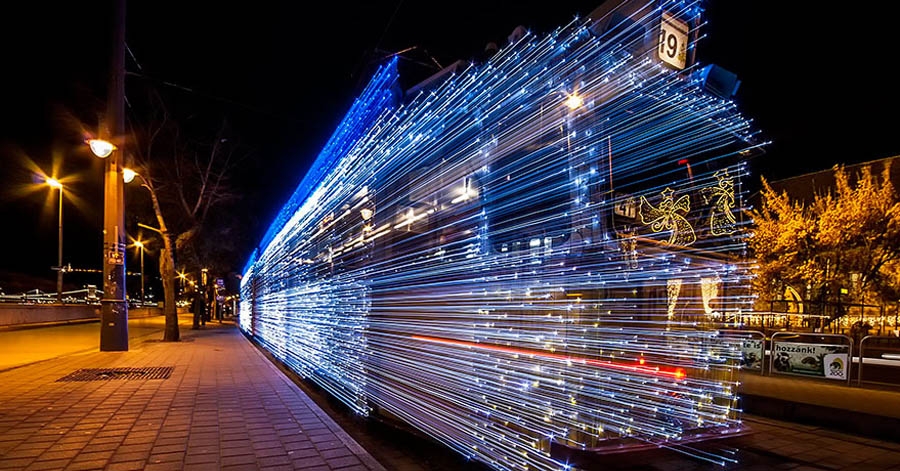 Uzun Pozlama ile Budapeşte Tramvayları 12