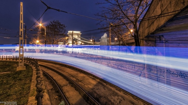 Uzun Pozlama ile Budapeşte Tramvayları 4