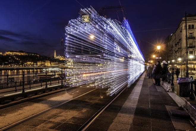 Uzun Pozlama ile Budapeşte Tramvayları 5