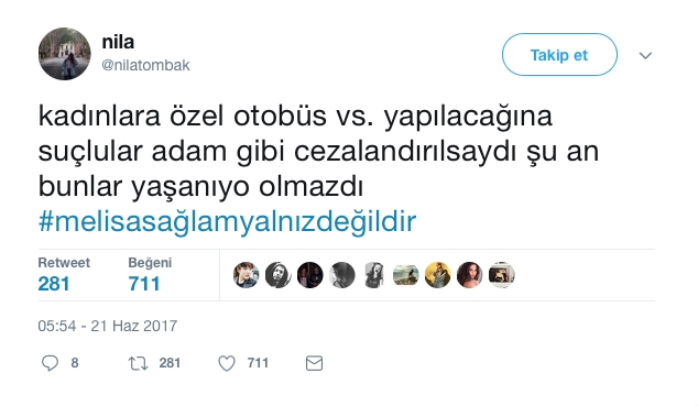 Melisa Sağlam'a Sosyal Medyadan Destek 10