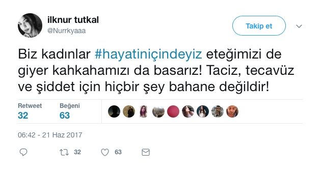 Melisa Sağlam'a Sosyal Medyadan Destek 19