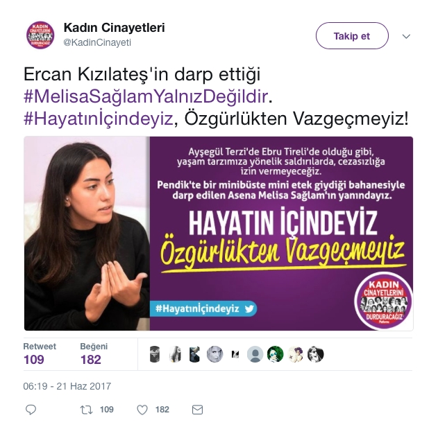 Melisa Sağlam'a Sosyal Medyadan Destek 22