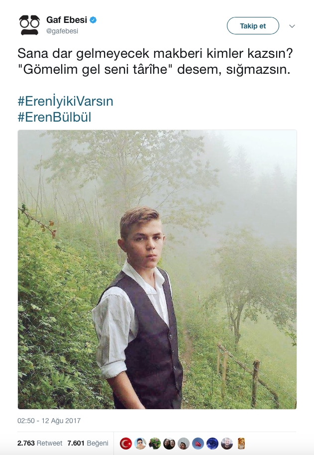 Eren Bülbül İçin Atılan Tweet'ler 10