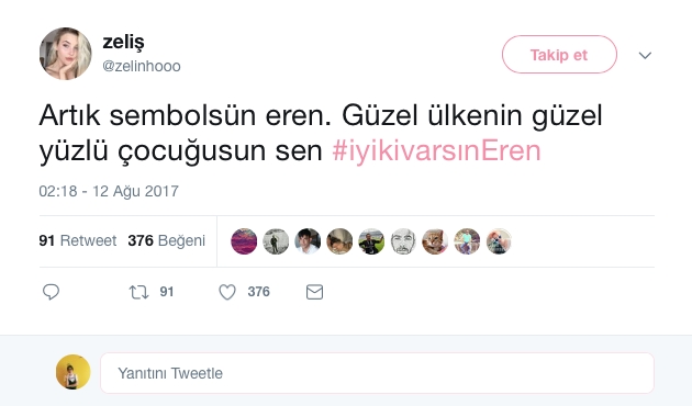 Eren Bülbül İçin Atılan Tweet'ler 11