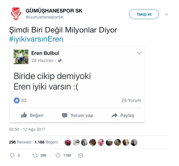 Eren Bülbül İçin Atılan Tweet'ler 6