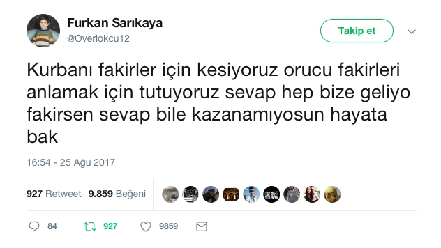 Bayram İçin Atılmış Komik Tweet'ler 14