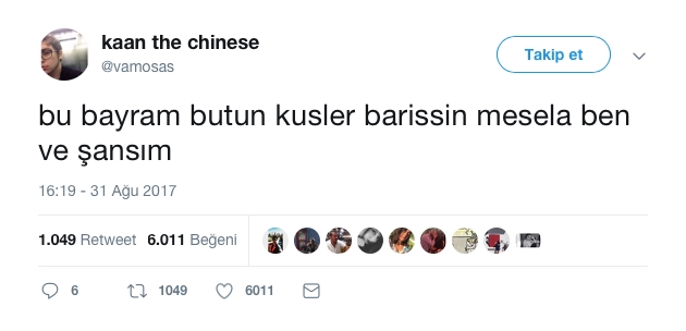 Bayram İçin Atılmış Komik Tweet'ler 9