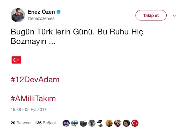 Milli Takımın Galibiyet Sonrası Atılmış Tweetler 5