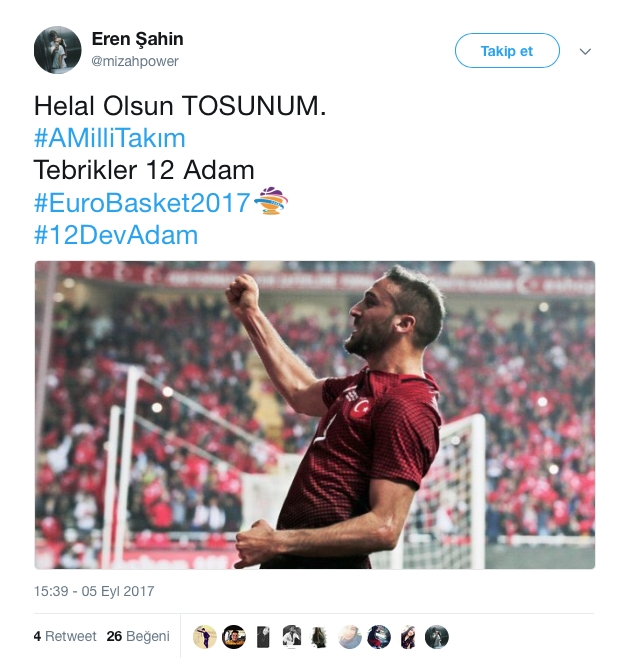 Milli Takımın Galibiyet Sonrası Atılmış Tweetler 8