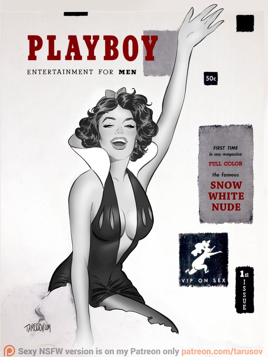 Disney Prensesleri Playboy Dergisi Kapağında 1