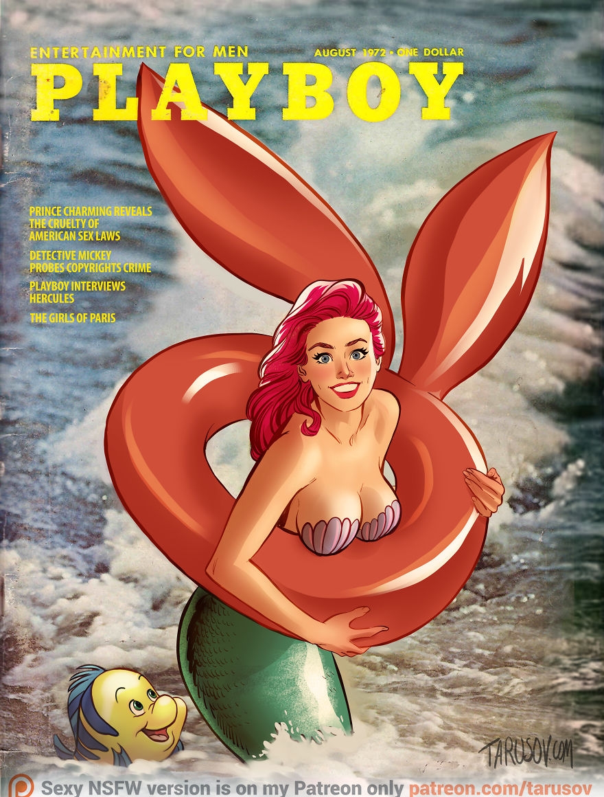 Disney Prensesleri Playboy Dergisi Kapağında 4