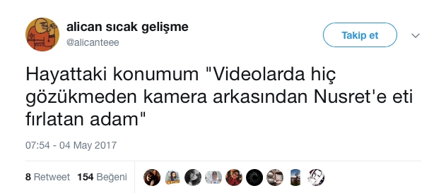 Nusret İçin Atılmış Komik Tweet'ler 10