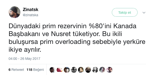 Nusret İçin Atılmış Komik Tweet'ler 4