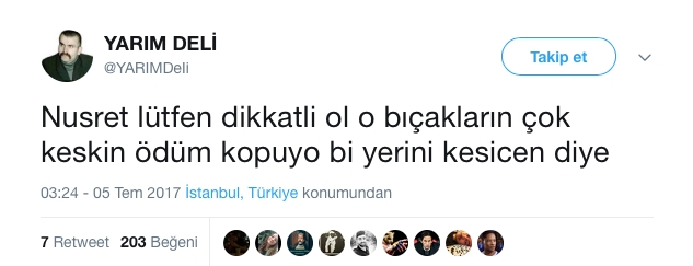 Nusret İçin Atılmış Komik Tweet'ler 5