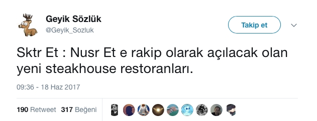 Nusret İçin Atılmış Komik Tweet'ler 6