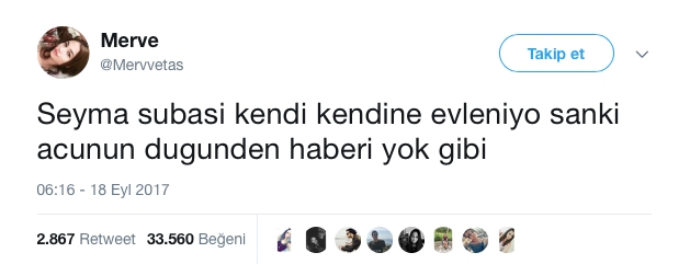 Şeyma ve Acun Ilıcalı için Twitter'dan Atılan Komik Tweetler 17