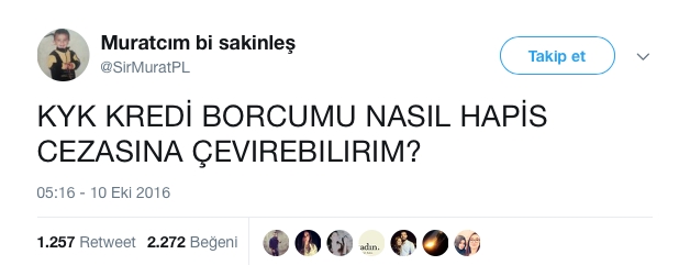 KYK Borcunu Tiye Alan Komik Tweetler 14