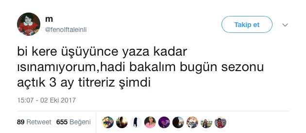 Soğuk Havalara İnat Esprileriyle İçimize Isıtan Komik Tweetler 11