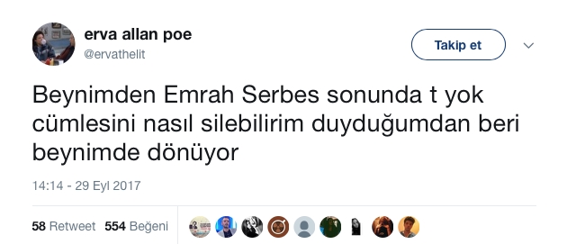 'Emrah Serbes Sonunda T Yok' Sözünü Tiye Alan Tweet'ler 6