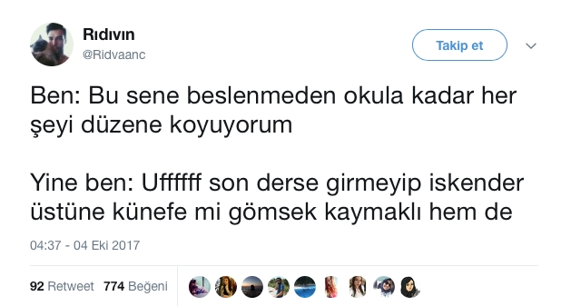 Planladıklarıyla Yaptıkları Aynı Olmayan Twitter Kullanıcıları 11