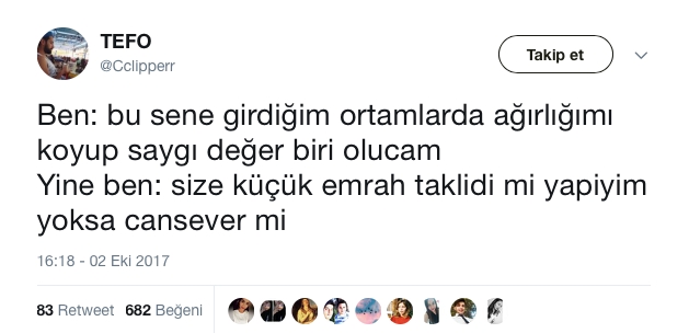 Planladıklarıyla Yaptıkları Aynı Olmayan Twitter Kullanıcıları 6