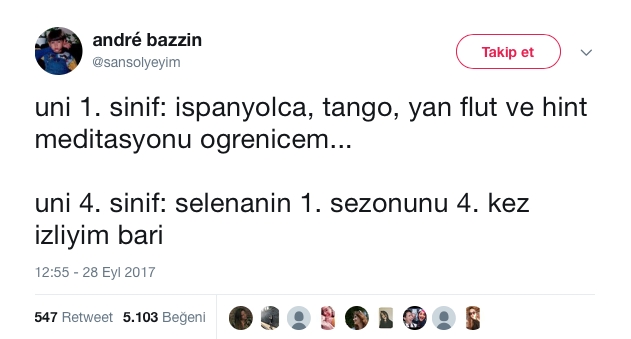 Üniversiteye Başlayanlar İçin Atılmış Komik Tweet'ler 1