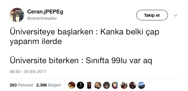 Üniversiteye Başlayanlar İçin Atılmış Komik Tweet'ler 10