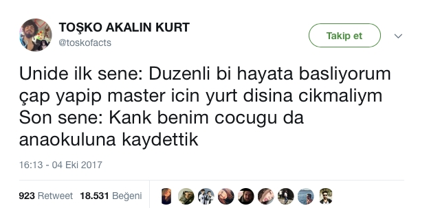 Üniversiteye Başlayanlar İçin Atılmış Komik Tweet'ler 14