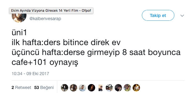 Üniversiteye Başlayanlar İçin Atılmış Komik Tweet'ler 7