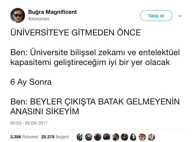 Üniversiteye Başlayanlar İçin Atılmış Komik Tweet'ler 8