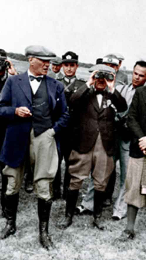 Renklendirilmiş Atatürk Fotoğrafları Çok Özel Resimler 41