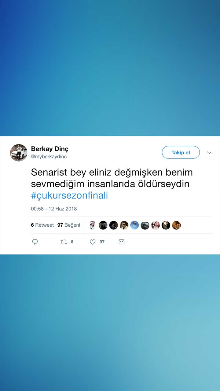 Çukur Sezon Finali Tweetleri ve 2. Sezon Tahminleri 18