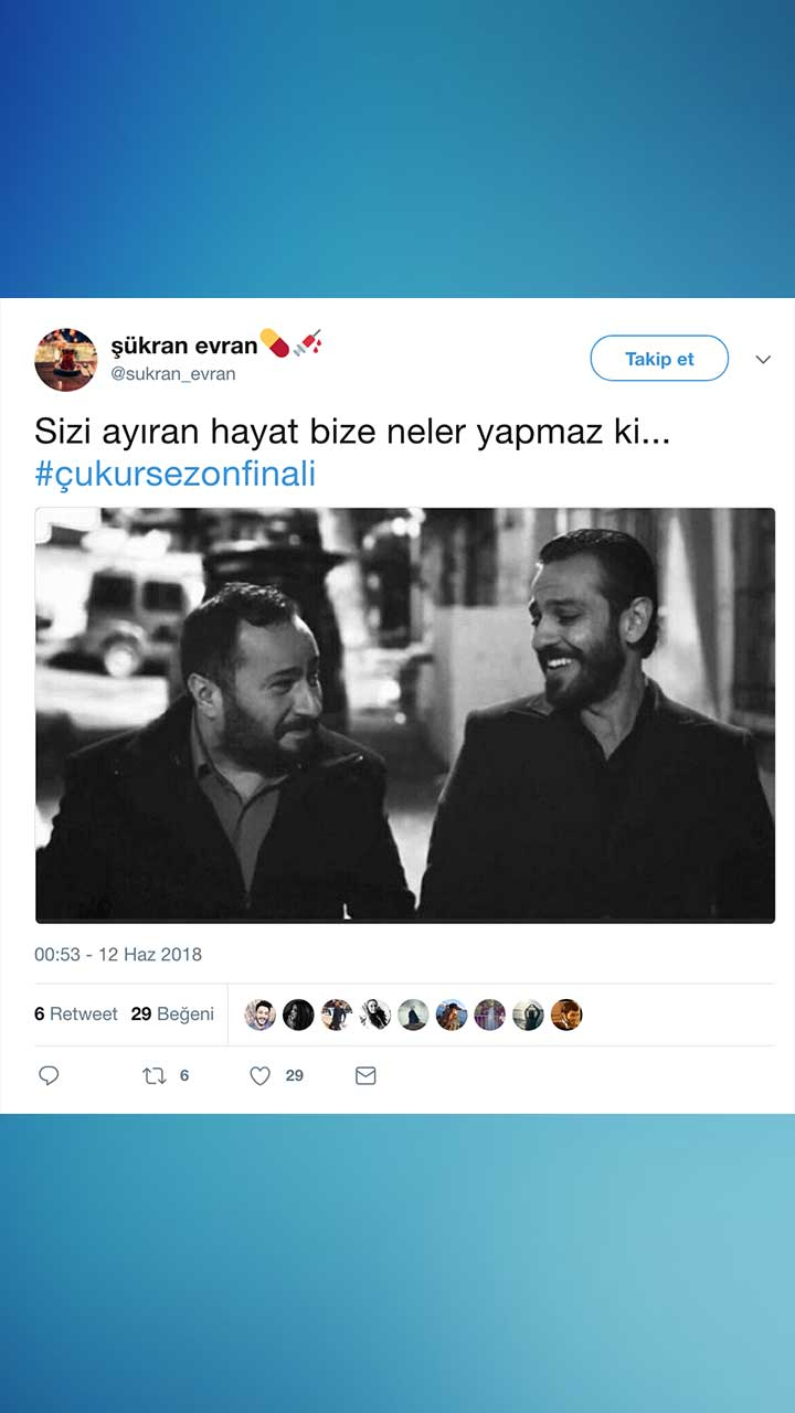 Çukur Sezon Finali Tweetleri ve 2. Sezon Tahminleri 21