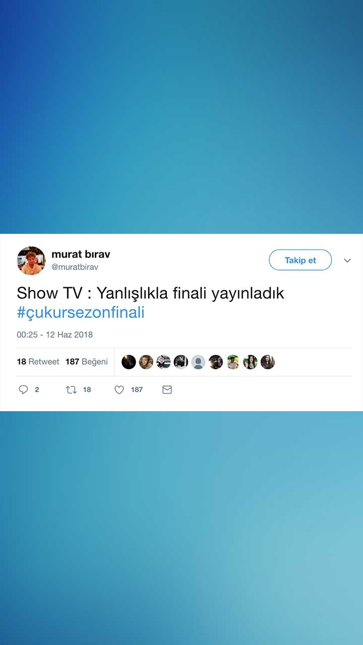 Çukur Sezon Finali Tweetleri ve 2. Sezon Tahminleri 28