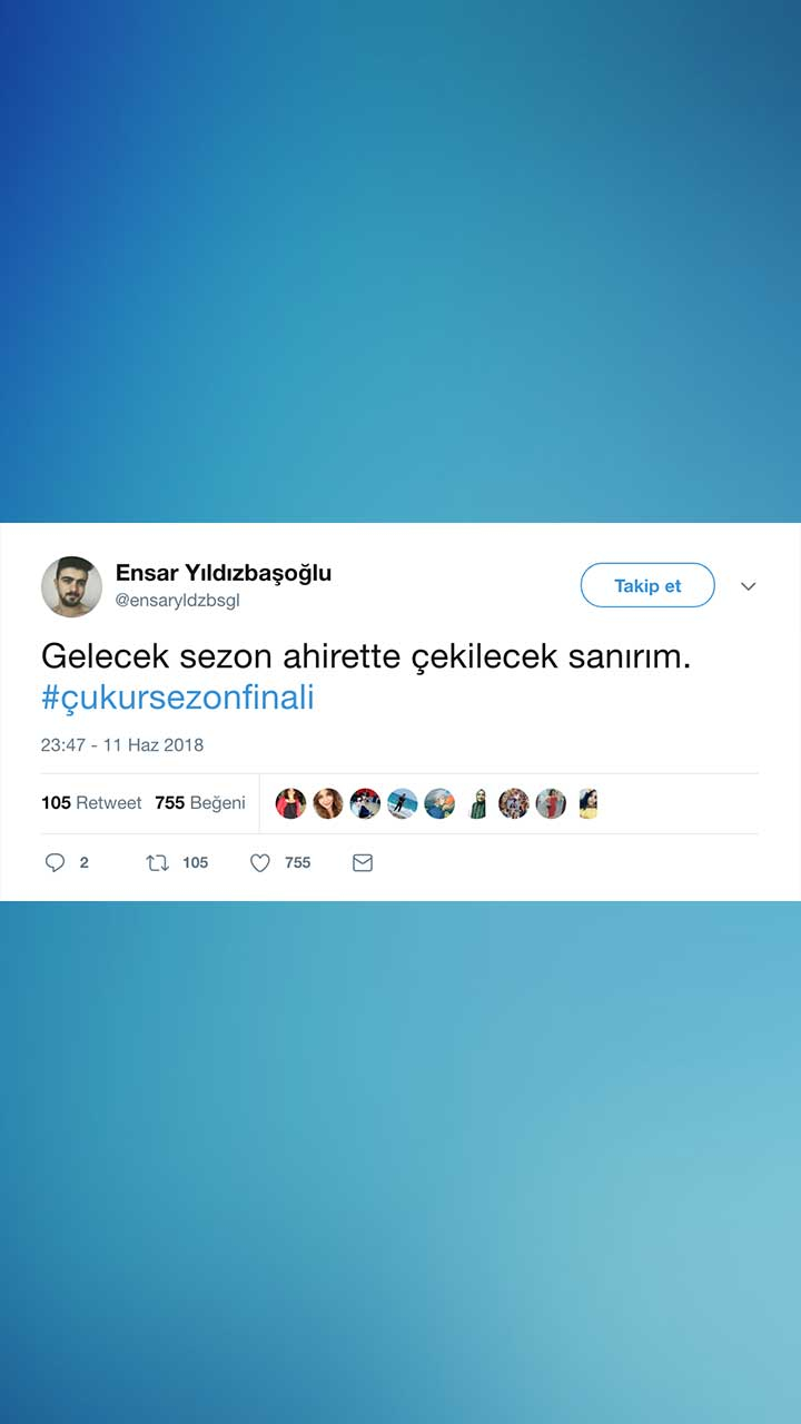 Çukur Sezon Finali Tweetleri ve 2. Sezon Tahminleri 29