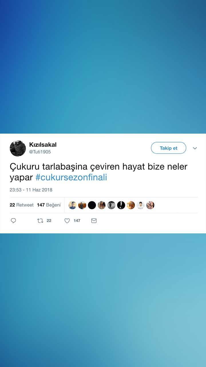 Çukur Sezon Finali Tweetleri ve 2. Sezon Tahminleri 32