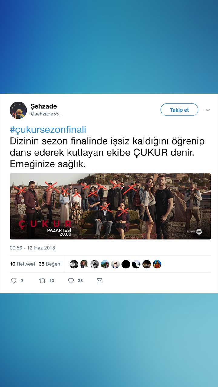 Çukur Sezon Finali Tweetleri ve 2. Sezon Tahminleri 35