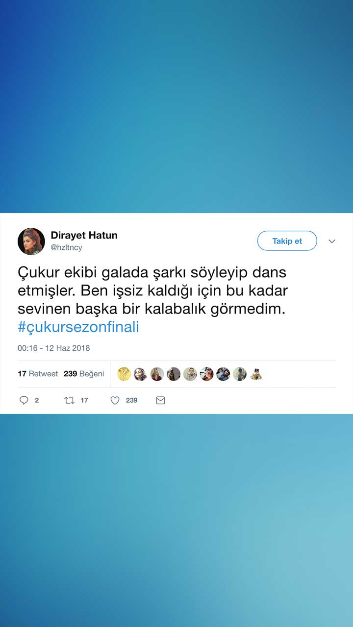 Çukur Sezon Finali Tweetleri ve 2. Sezon Tahminleri 9