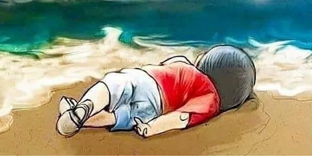 Aylan Kurdi'nin Yürek Dağlayan Çizimleri 2